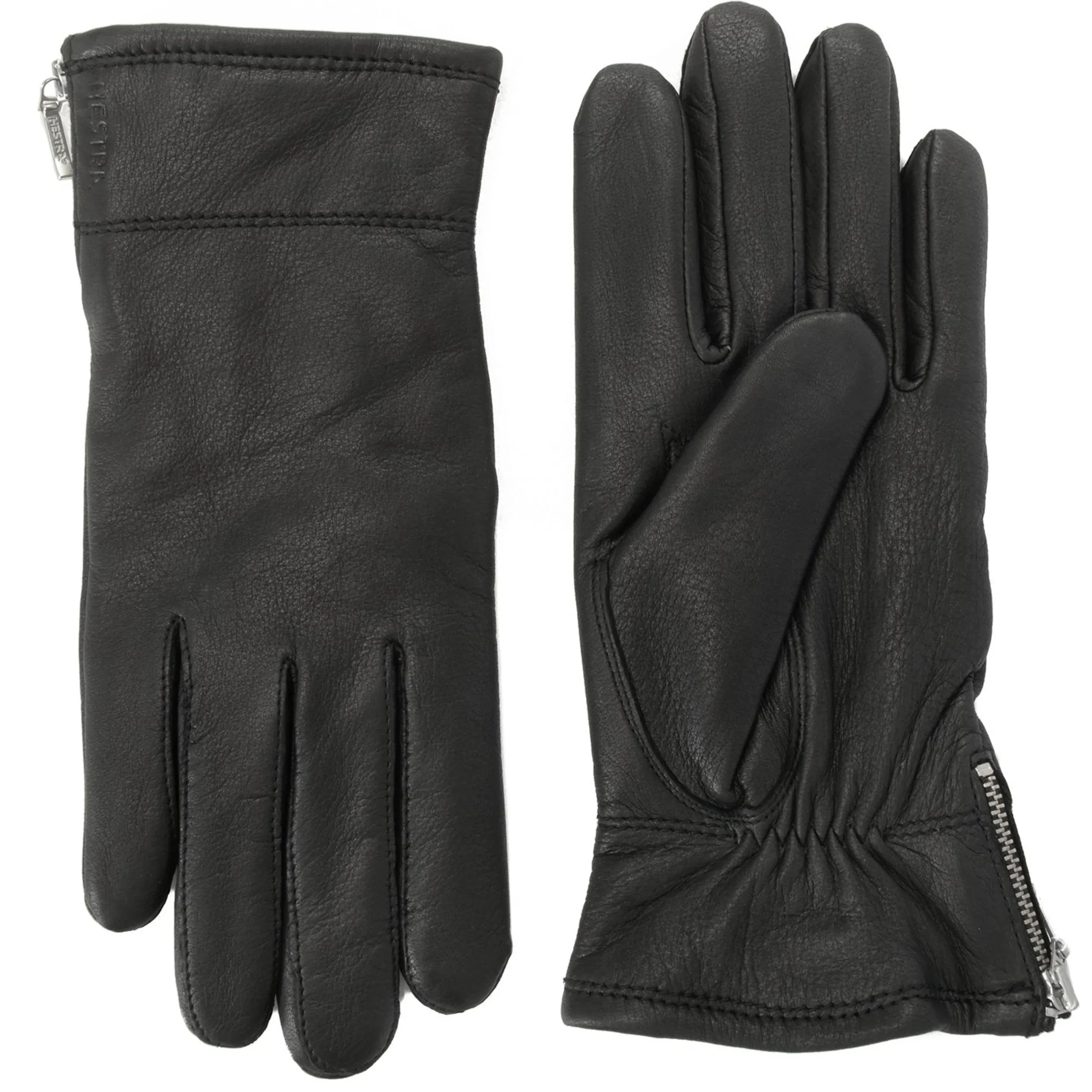 Best J. W. Hulme Co Hestra Charlene Deerskin Leather Zip Gloves