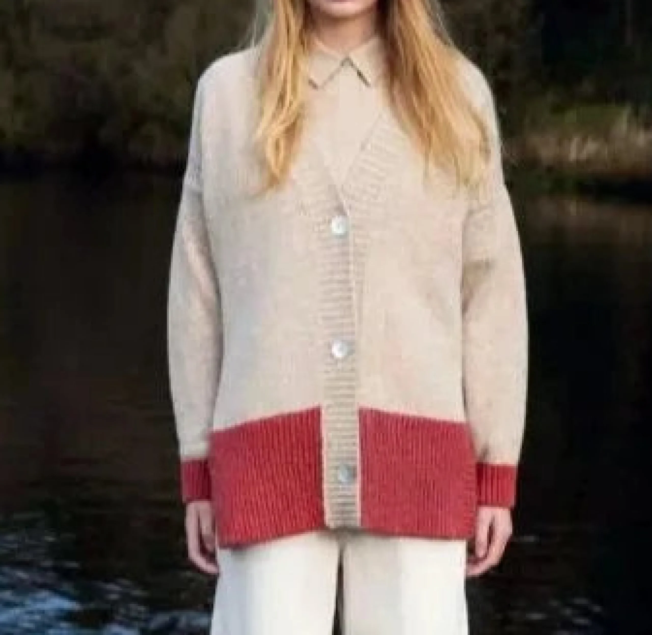 Cheap J. W. Hulme Co Irelandseye Hawthorne Contrast Cardigan