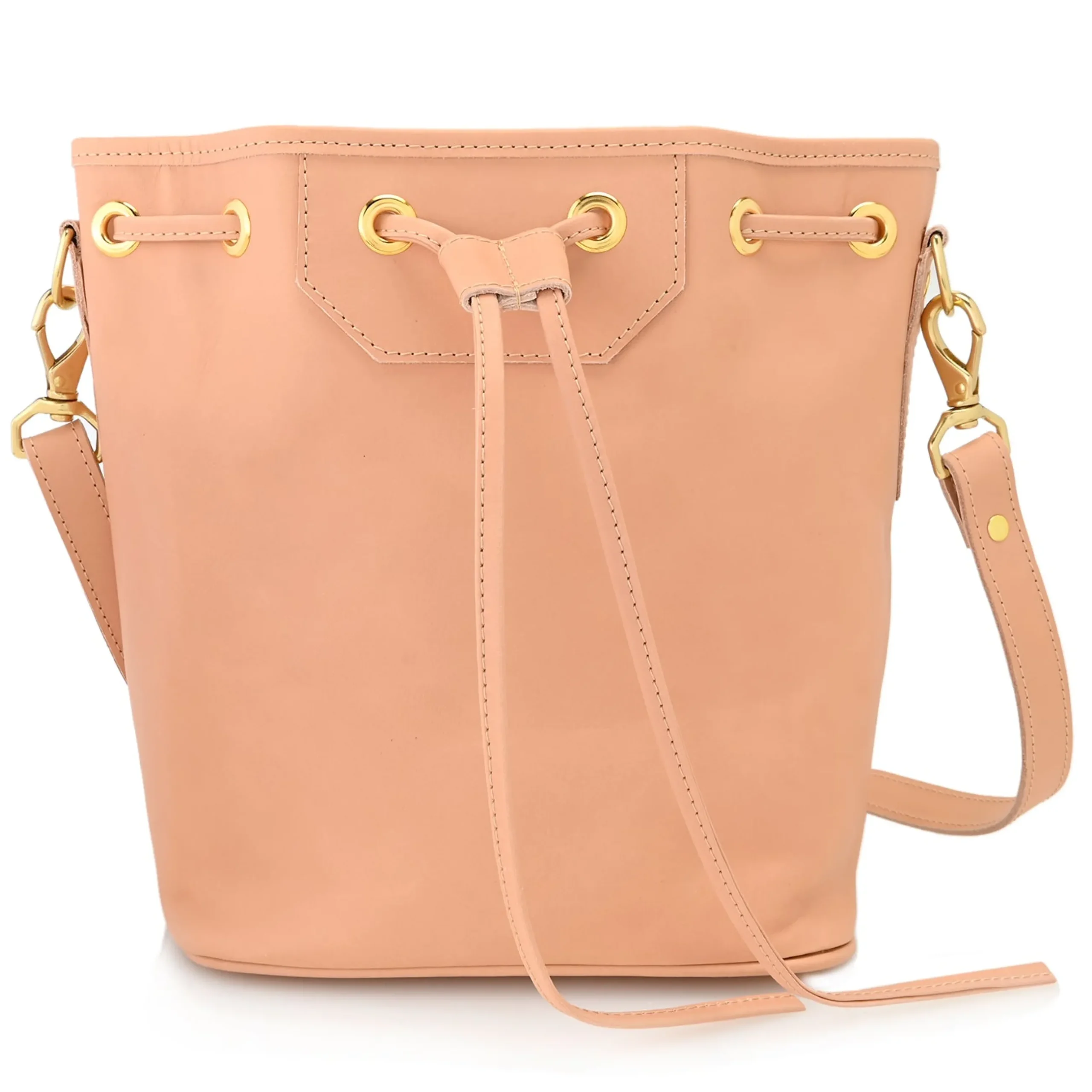 Flash Sale J. W. Hulme Co Lyndale Avenue Bucket Bag-Regular Natural Vachetta Heritage