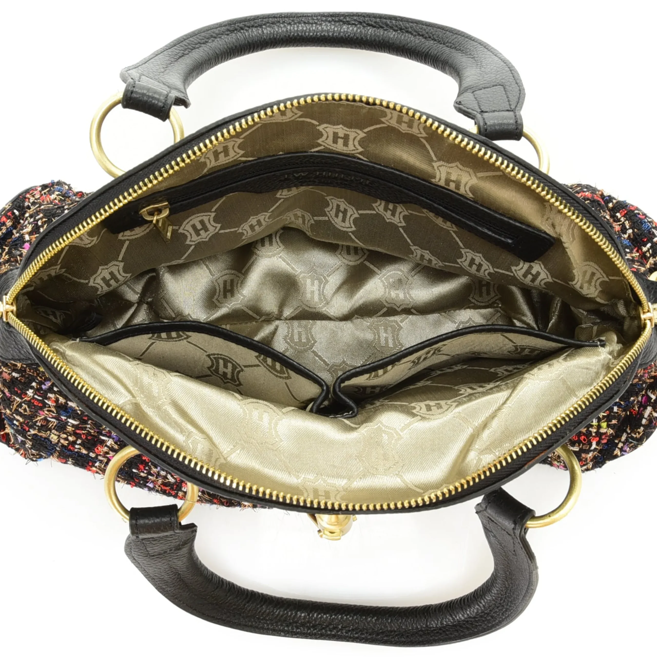 Hot J. W. Hulme Co Maureen Tweed & Leather Dome Satchel